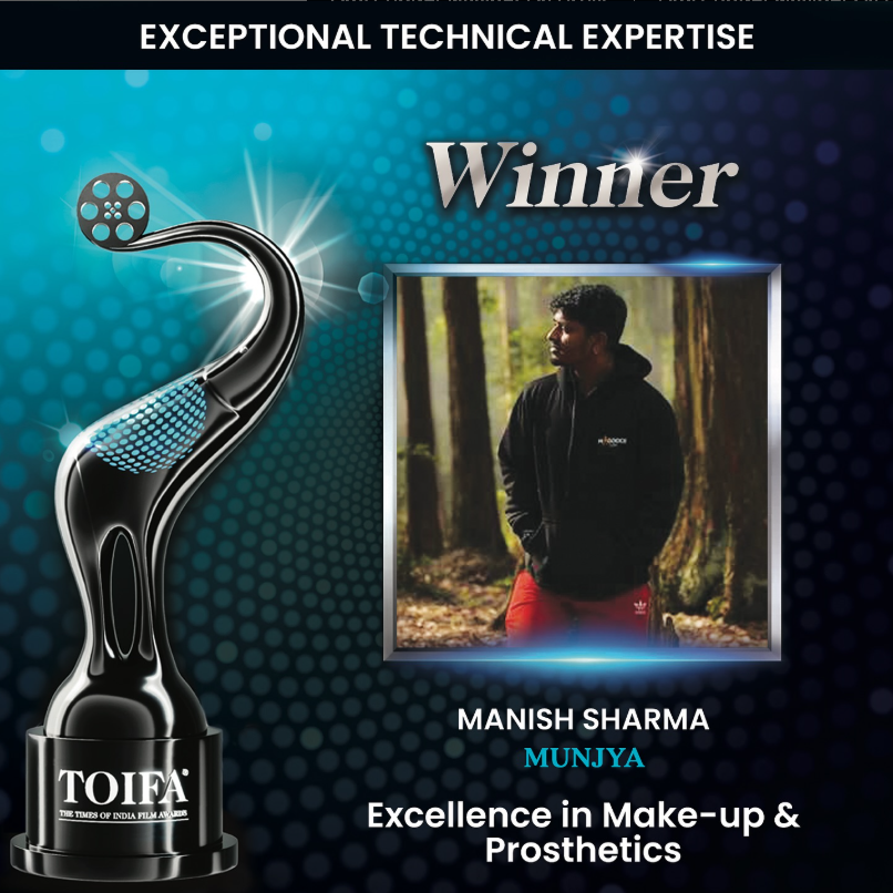 TOIFA Awards 2025 Winners List: TOIFA Toasts Best of Big Screen, OTT Space 13 Excellence in Make-up & Prosthetics Manish Sharma Munjya