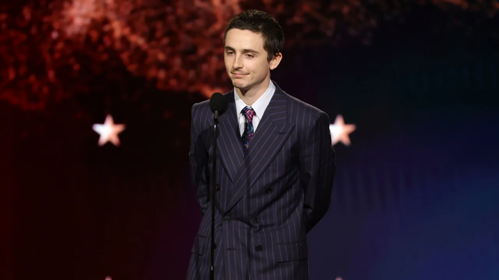 Best Actor Timothée Chalamet