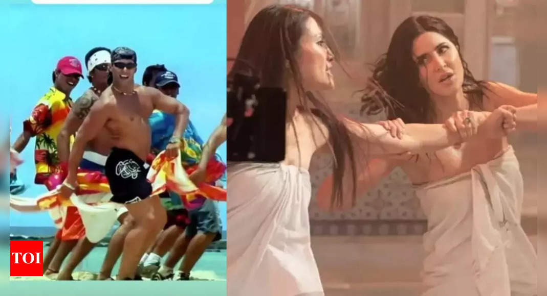 Katrina Kaif talks about her towel scene in ‘Tiger 3’, as fans compare it to Salman Khan’s towel step in ‘Jeene Ke Hai Char Din’ – Pic inside