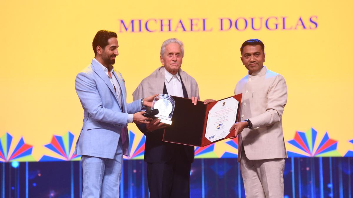 IFFI: Michael Douglas awarded Satyajit Ray lifetime achievement award