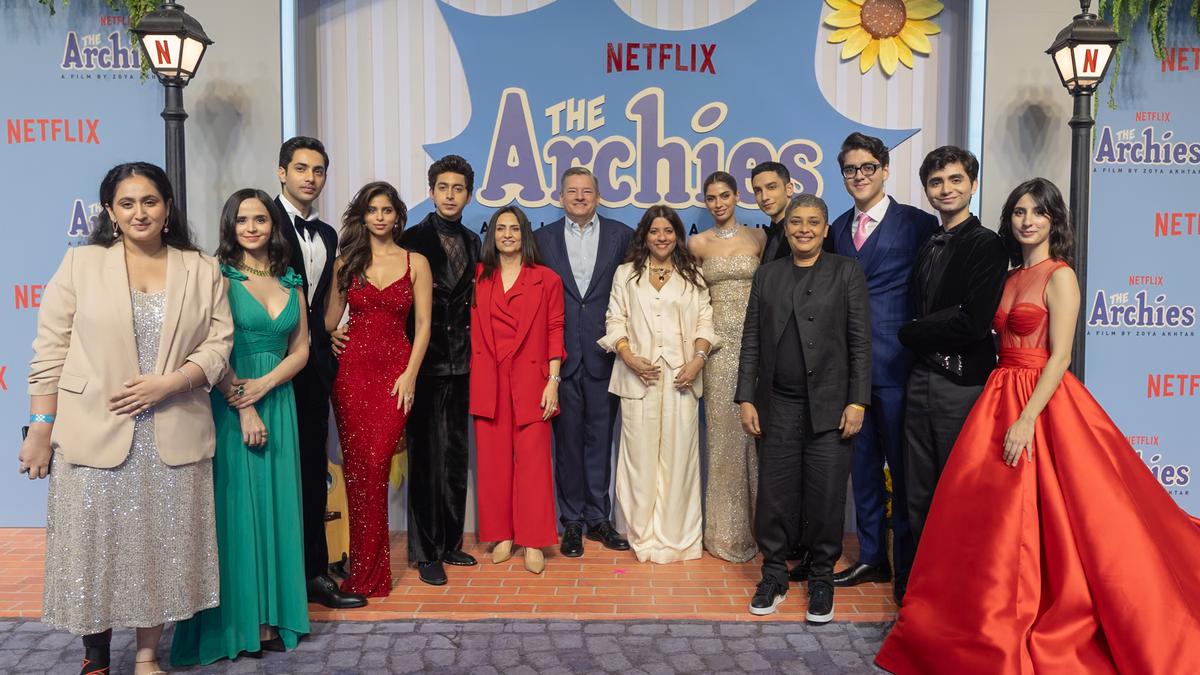 Shah Rukh Khan, Amitabh Bachchan attend star-studded premiere of ‘The Archies’