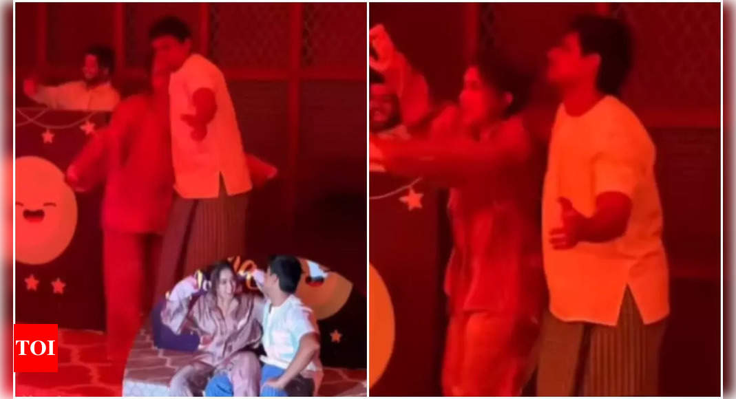 Ira Khan and Nupur Shikhare’s pyjama party goes viral: Bride’s performance on ‘Love Story’ and Groom’s energetic ‘Lungi Dance’ set social media abuzz | Hindi Movie News