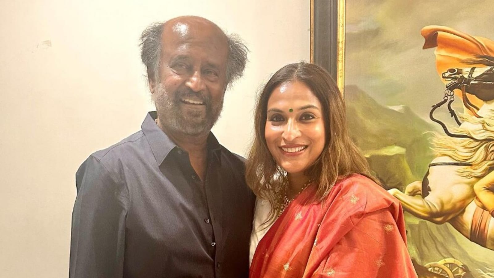 Rajinikanth defends daughter Aishwarya’s ‘dad is not Sanghi’ comment