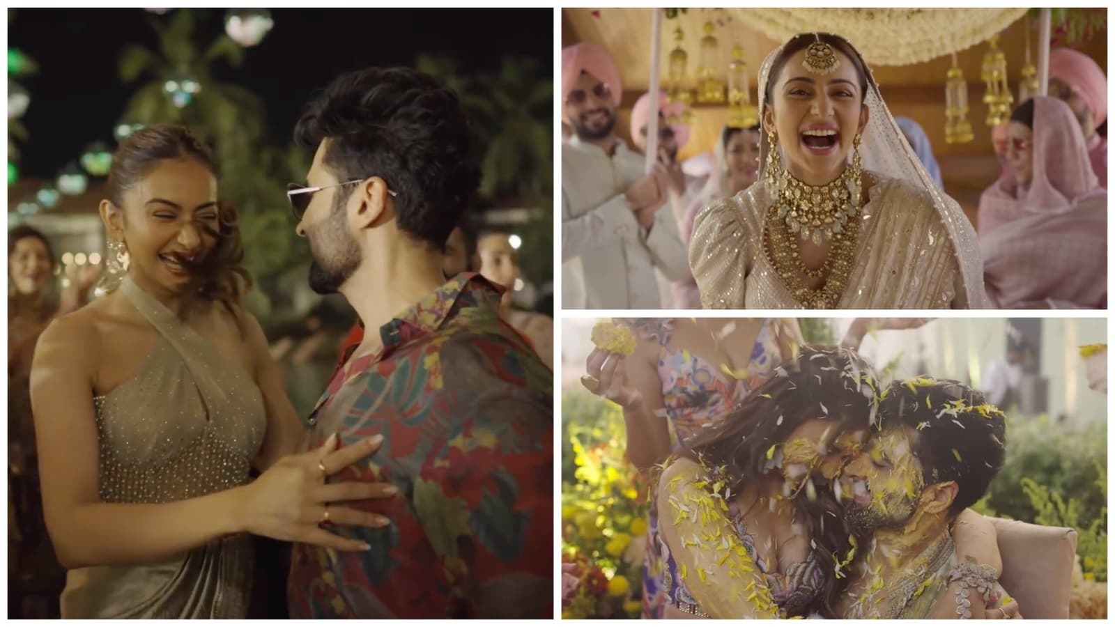 Rakul, Jackky share precious moments from haldi, sangeet, wedding in new video | Bollywood