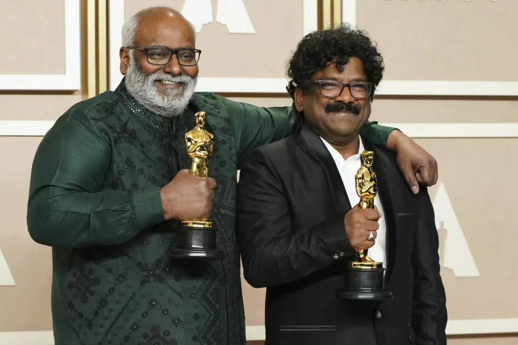 MM Keeravani and Chandrabose