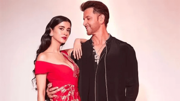 Hrithik with Saba Azad