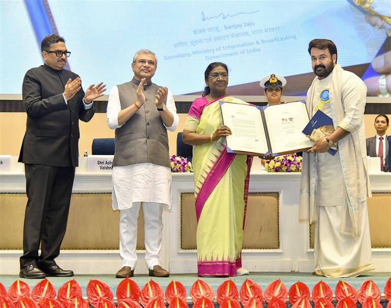 Mohanlal National Awards: List of Awards & Nominations Received By Mohanlal 2 Mohanlal Dadasaheb Phalke Award